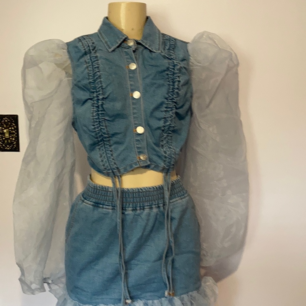 Blue Denim two-piece Size L